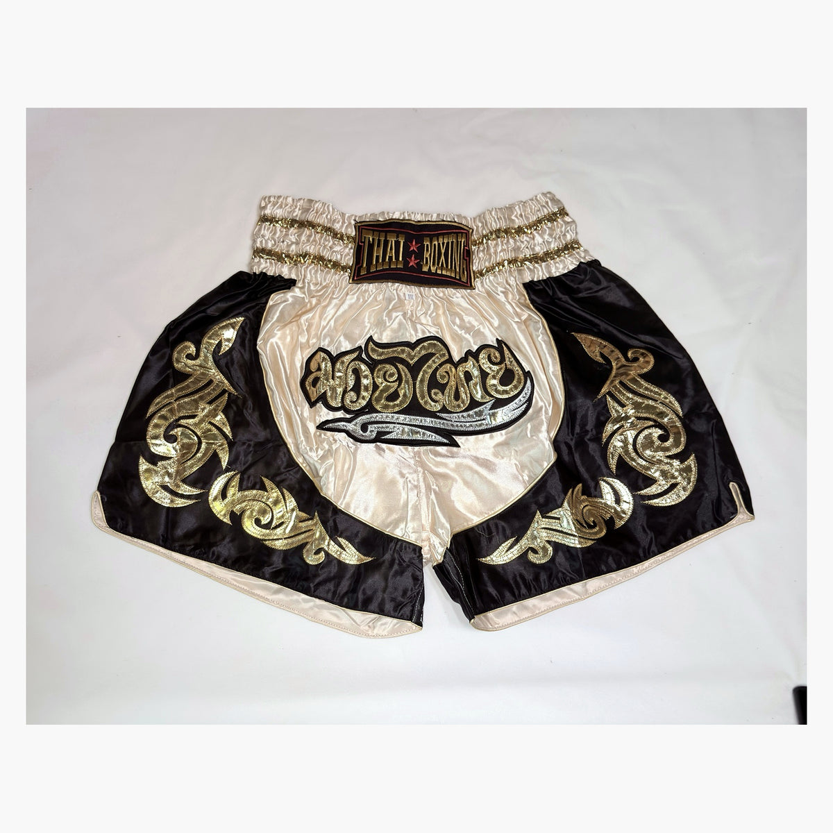Traditional Thai Boxing Shorts – Embroidered Muay Thai Satin Shorts