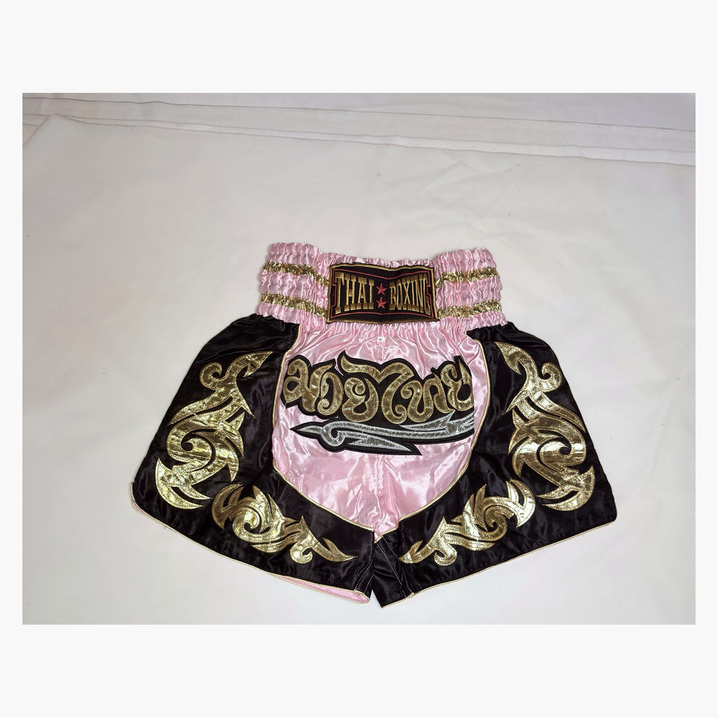 Traditional Thai Boxing Shorts – Embroidered Muay Thai Satin Shorts