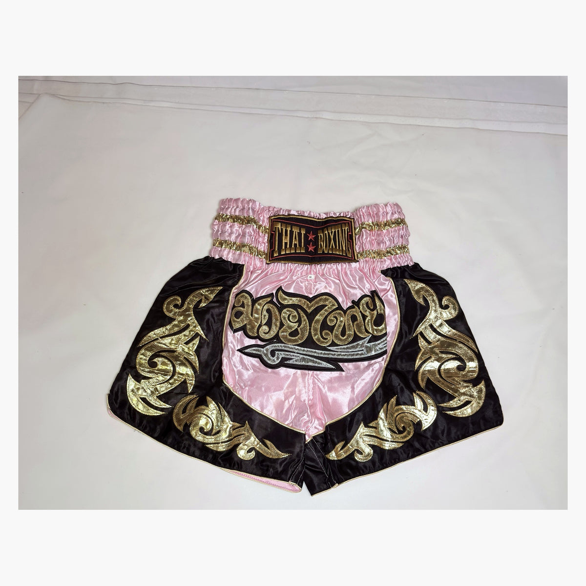Traditional Thai Boxing Shorts – Embroidered Muay Thai Satin Shorts