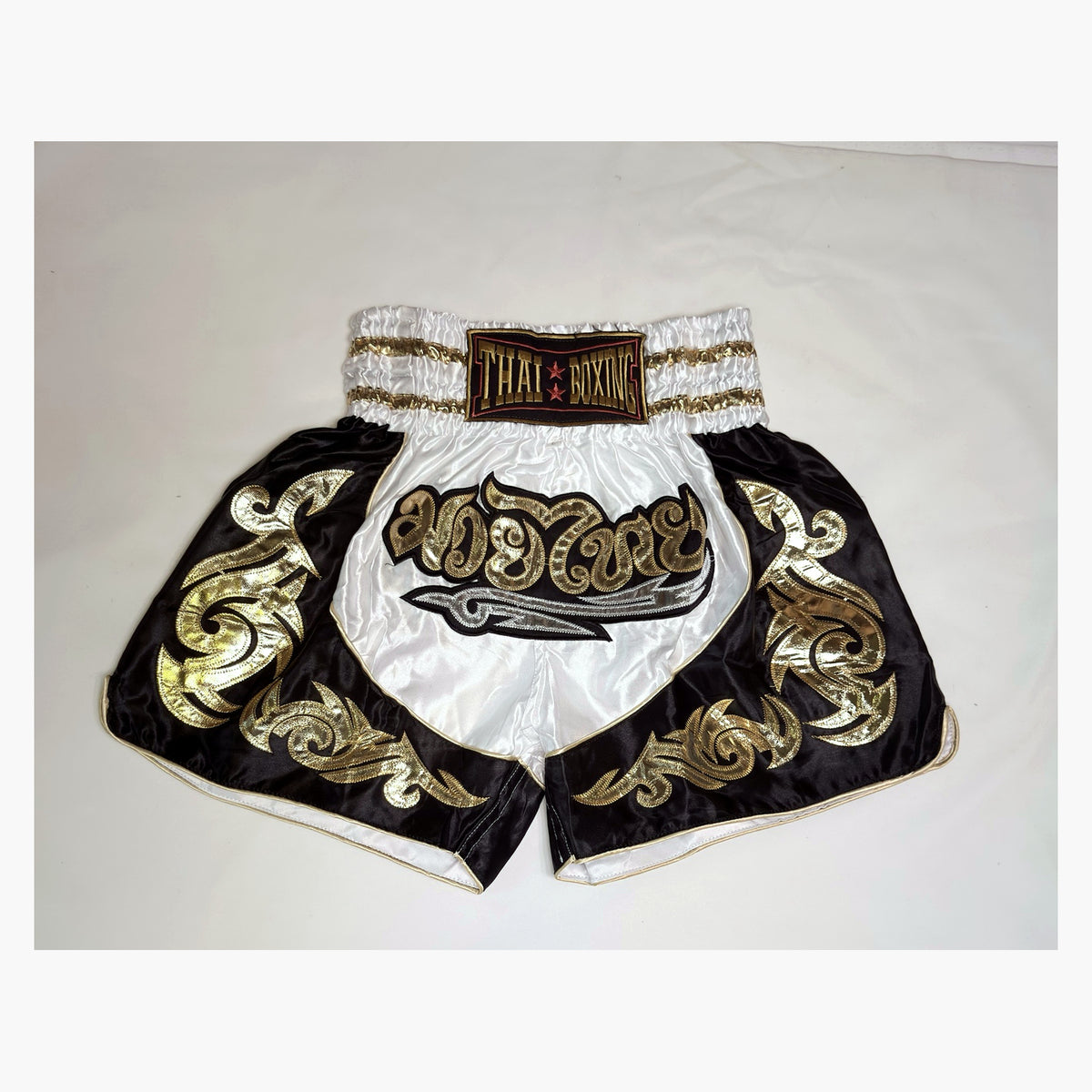 Traditional Thai Boxing Shorts – Embroidered Muay Thai Satin Shorts