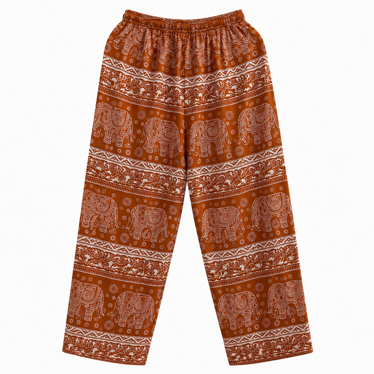 Thai Elephant Print Harem Pants – Lightweight & Relaxed Fit