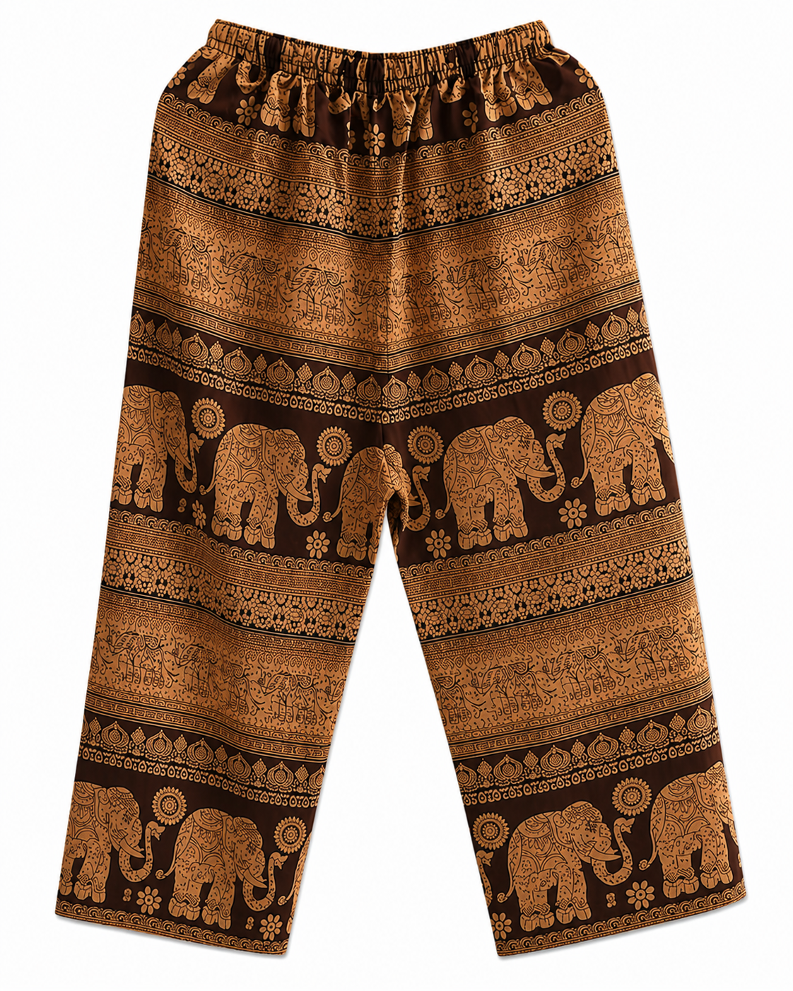 Thai Elephant Print Harem Pants – Lightweight & Relaxed Fit